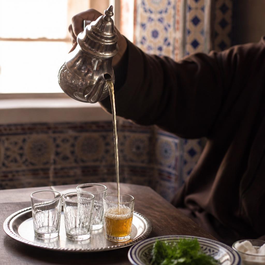 Moroccan tea moment